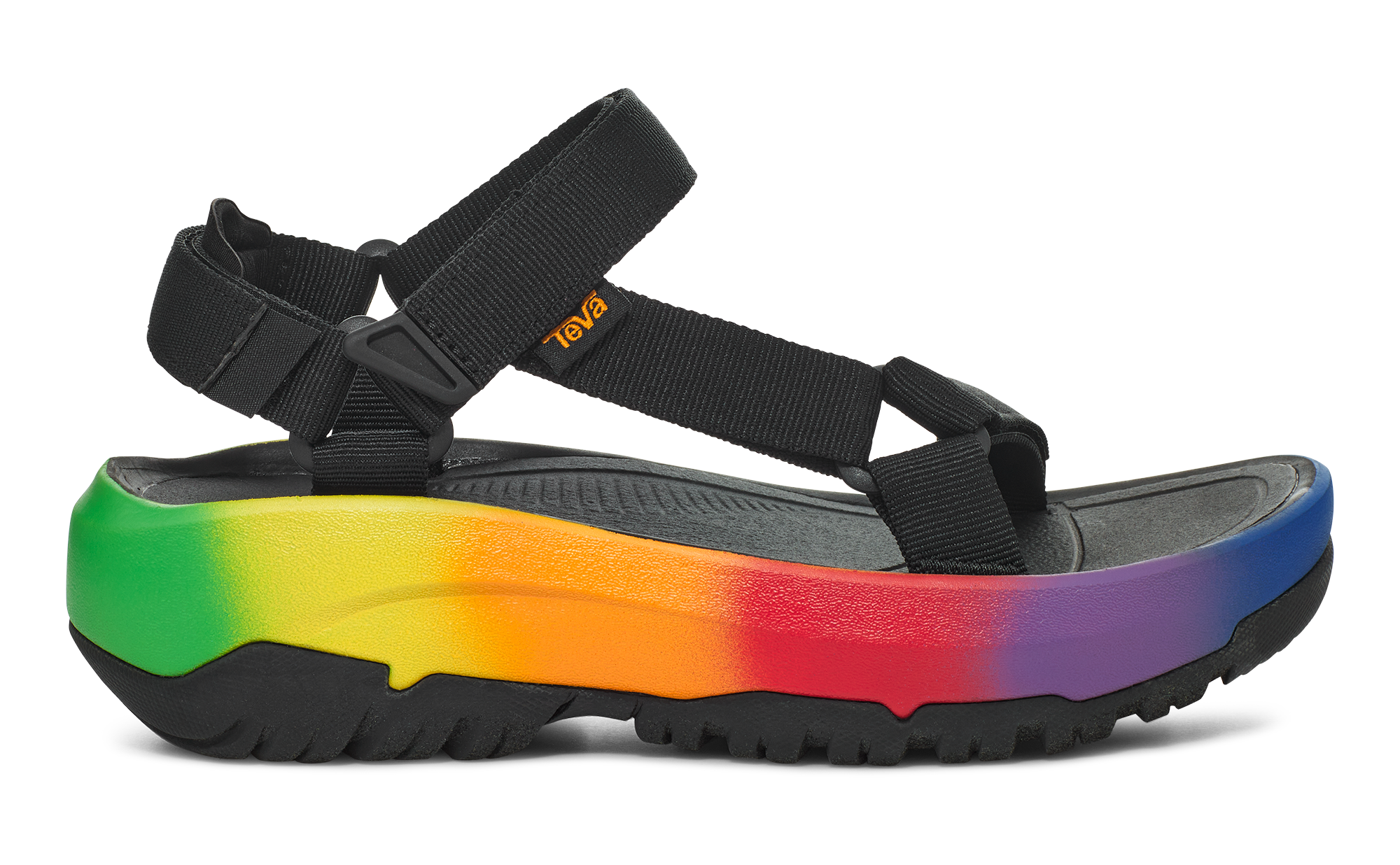 美品 TEVA ハリケーン アンプソール 25cm 白 厚底サンダル